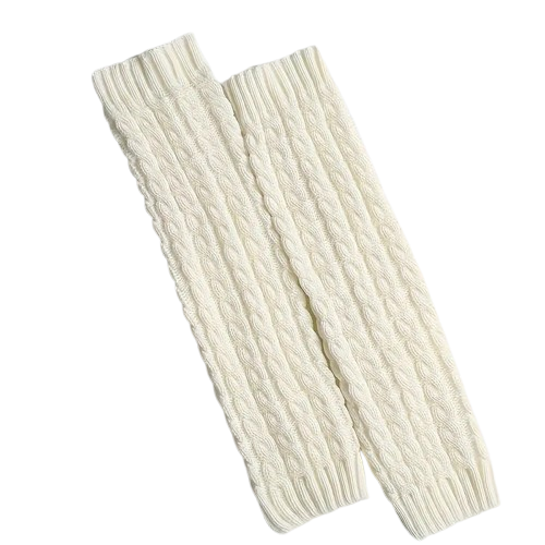 Cable Knit Leg Warmers for Women – Soft, Stretchy & Warm – Winter Dance & Casual Wear