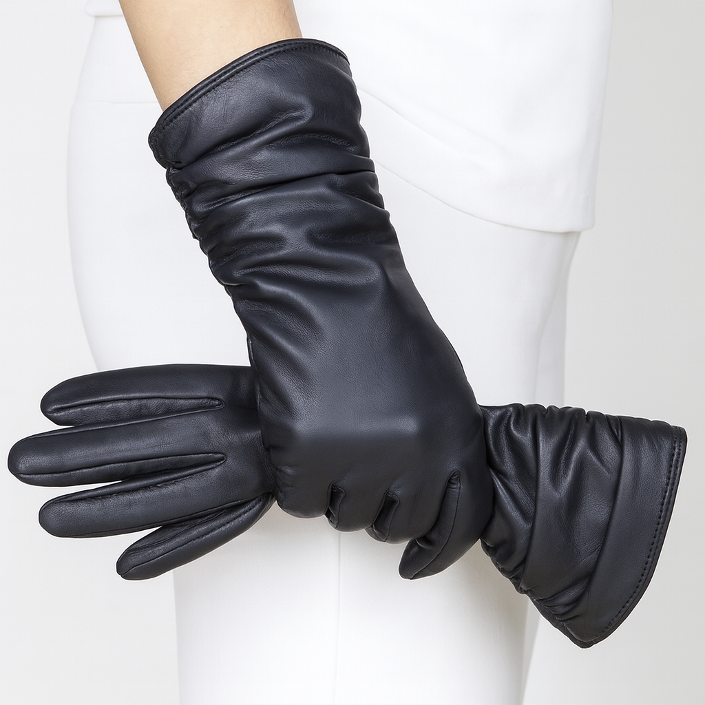 Women's Leather Gloves – Elegant Winter Gloves in Multiple Colors