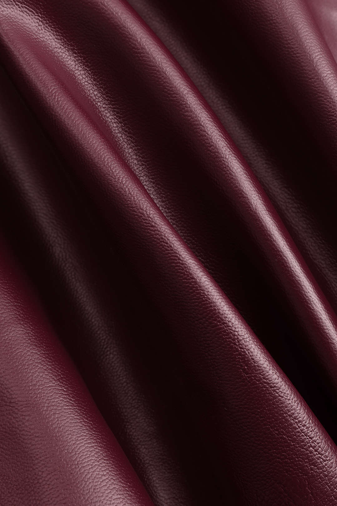 Women's Long Faux Leather Trench Coat – Belted Full-Length Jacket