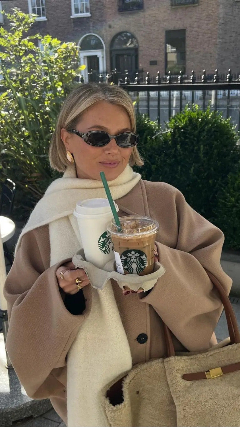 Elegant Camel Coat for Women – Timeless Classic