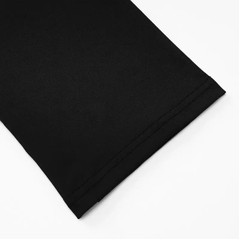 One-Shoulder Long Sleeve Evening Gown – Floor-Length Bodycon Formal Dress