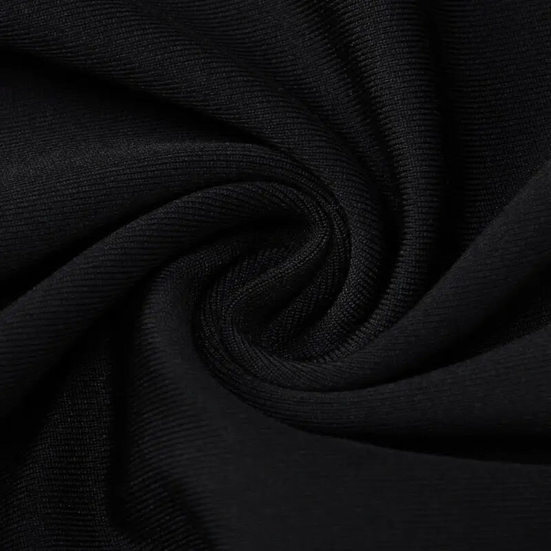 One-Shoulder Long Sleeve Evening Gown – Floor-Length Bodycon Formal Dress